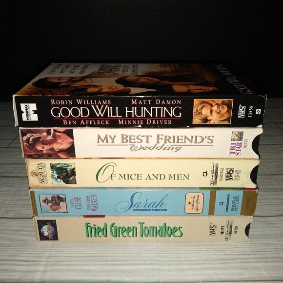 Vintage VHS Drama Love Movie Lot Of 5 Good Will Hunting / Sarah Etc. - Picture 8 of 8